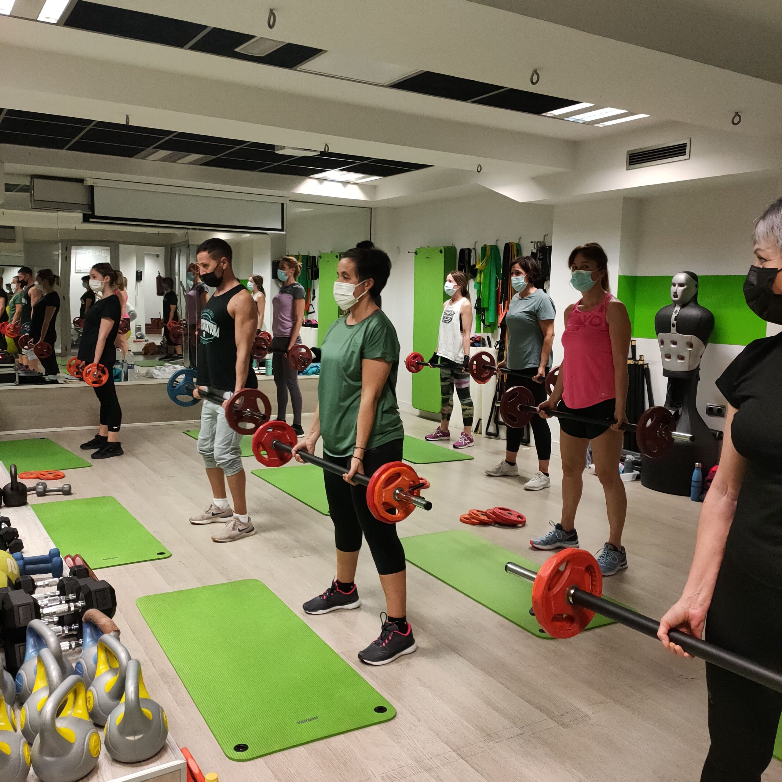 Entrenamientos con pesas